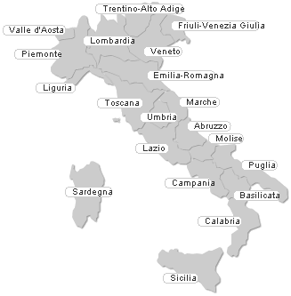 Clicca su una regione italiana per visualizzare i risultati